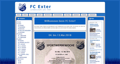 Desktop Screenshot of fc-exter.de