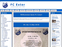 Tablet Screenshot of fc-exter.de